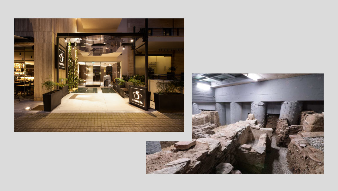 The S Hotel Boutique, a great place for a journey through Thessaloniki's history.