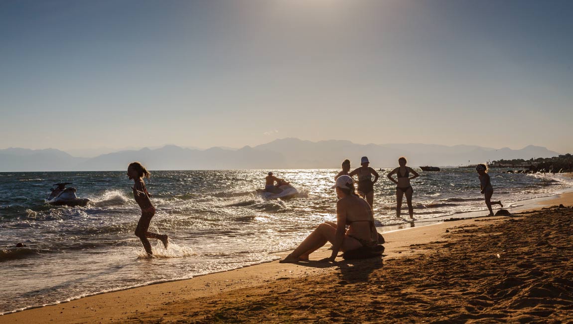 Agia Triada Beach near Thessaloniki