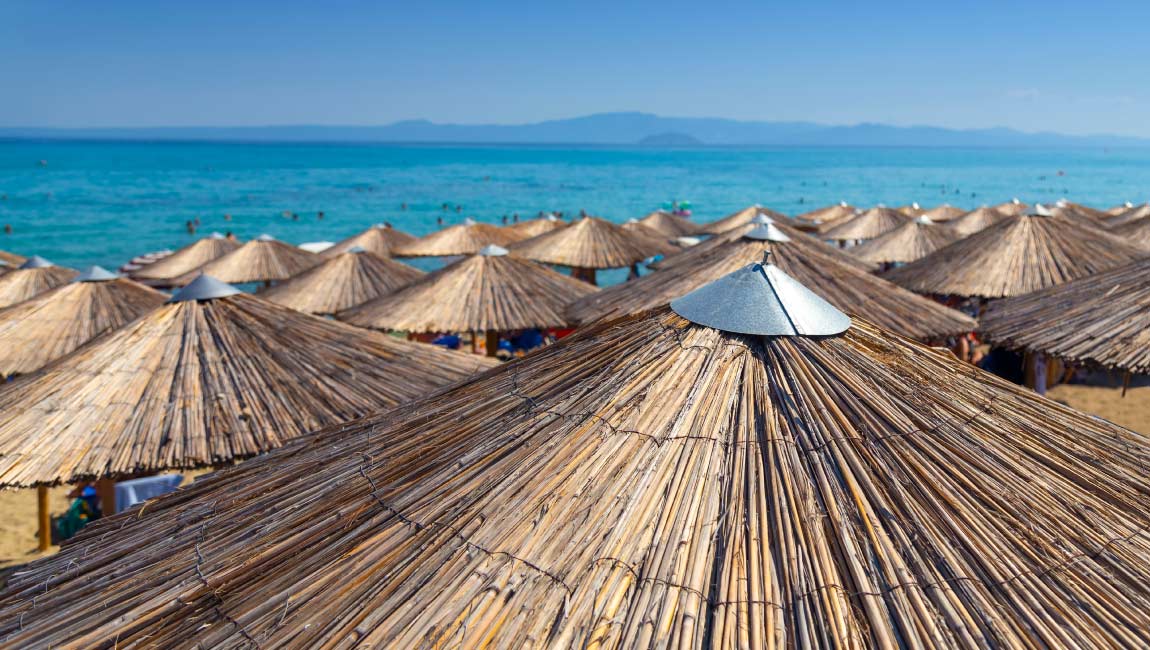 Nea Kallikrateia Beach near Thessaloniki